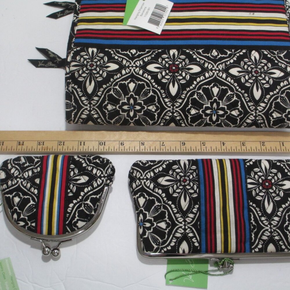 NWT Vera Bradley Retired Barcelona 3 Pc Set Organizer Wallet Coin Purse - Picture 13 of 15